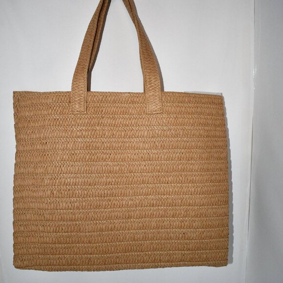 BTB Los Angeles Ciao Beaches Tote in Sand/Fuchsia #BG-SP2599 NWT - Picture 5 of 6